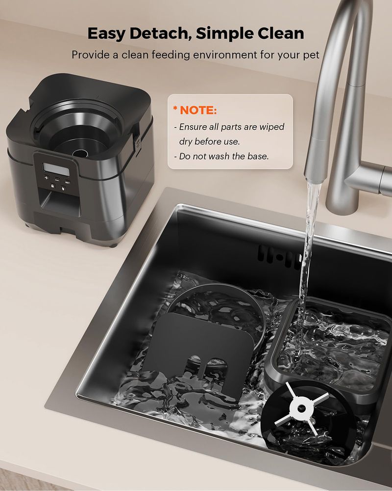 Neutral English Pet Intelligent 2L Dog Feeding Machine WIFI Timer per cibo per gatti Funzione di memoria_voghion.com