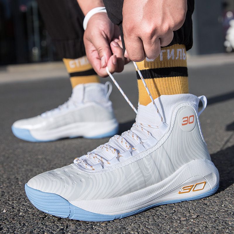 Scarpe da basket nuove e comode da uomo, con punta alta, per studenti delle scuole elementari e medie, modello 7 Li 8, pratiche da corsa_voghion.com