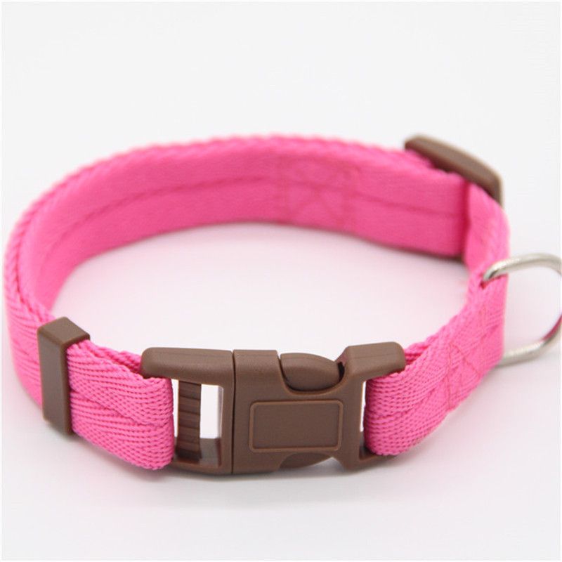 Supplies Large Small Dog Anti-Choking Multicolor Nylon Pet Collar_voghion.com