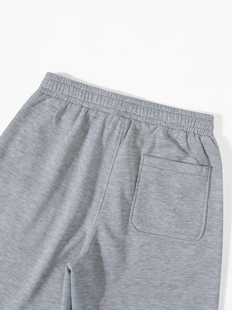 Men's Vintage Embroidered Sweatpants – Retro Streetwear Joggers With Loose Fit (Black/Flower Gray/Dark Gray, S-XXL)_voghion.com