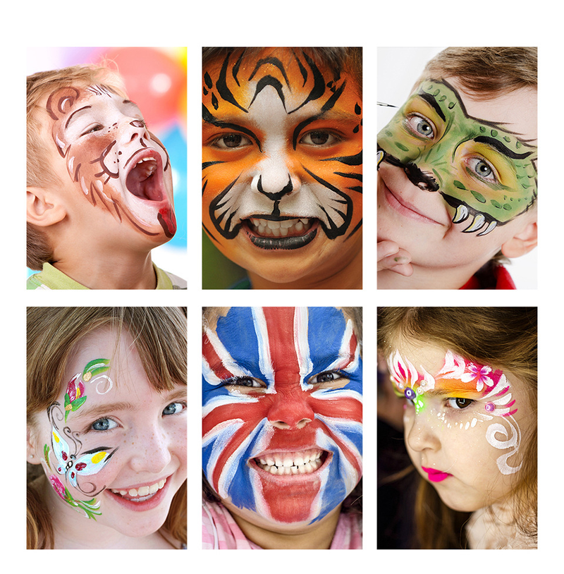 carina Ibcccndc10 human body painting pigment water-soluble Halloween children's DIY fluorescent face color_voghion.com