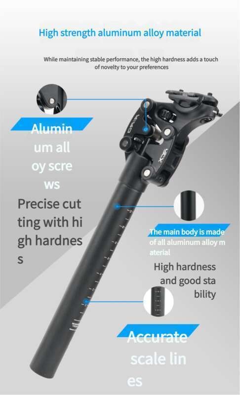 Amortisseur de VTT tout-terrain RIRO, tube de selle à quatre bras, 27,2/30,9/31,6 mm_voghion.com