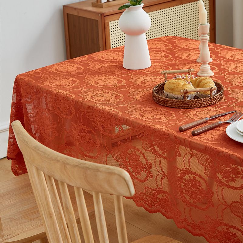 Tablecloth Retro Plaid Fabric Rectangular Red Christmas Tablecloth Red And Green Atmosphere Decorative Tablecloth_voghion.com