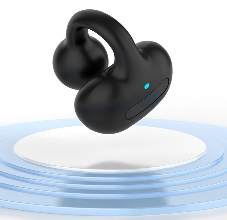 M-S8 Clip-On Bluetooth-Kopfhörer, neue kabellose Stereo-Kopfhörer mit Clip, Einzelohr-Kopfhörer, Lautstärkeregelung für Laufen, Business, Luftleitung_voghion.com