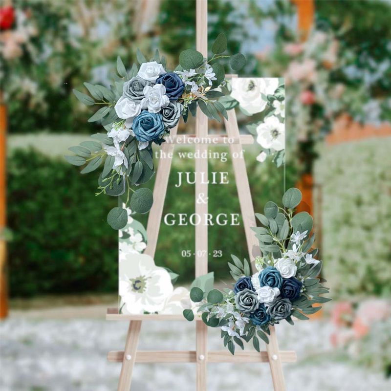 Chair Back Flowers New Simulation Bouquets High End Wedding Table Staircase Decoration Handmade DIY Finished Products_voghion.com