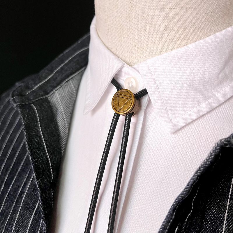 Cravatta piccola da uomo, nuova maglietta semplice, collana, retro verde antico regolabile, cravatta a farfalla in corda_voghion.com