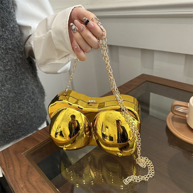 Acryl unregelmäßige Box Abend 2025 neuen Stil personalisierte Clutch Schulter Umhängetasche_voghion.com