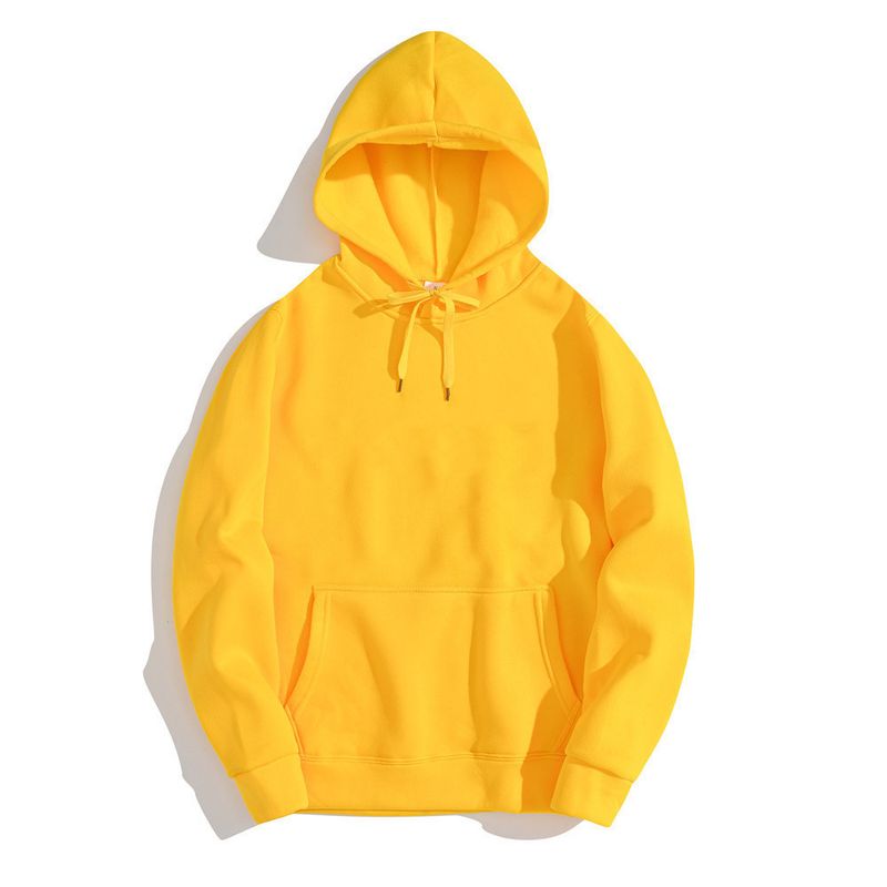 Herrenbekleidung Retro-Pullover aus reiner Baumwolle, Jacke, Pullover, einfarbig, großer Kapuzenpullover_voghion.com