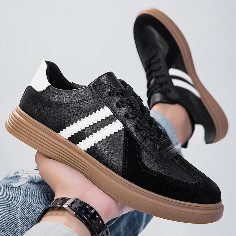 Deutsche Trainingsschuhe mit dicker Sohle in Kontrastfarbe_voghion.com