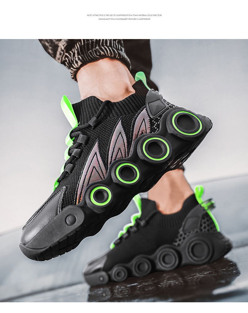 Baskets de sport respirantes pour hommes, chaussures d'été simples en filet, confortables, décontractées, légères, antidérapantes, tennis_voghion.com