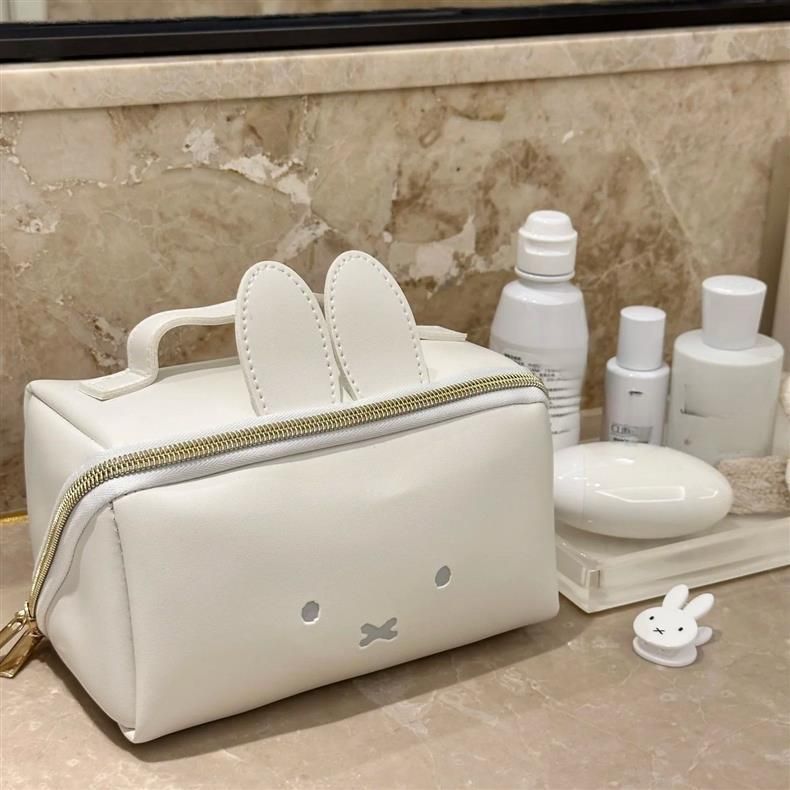 Fashionable And Versatile Bunny Cute Design Handbag Multi-functional, Portable, Wash And Storage Use_voghion.com