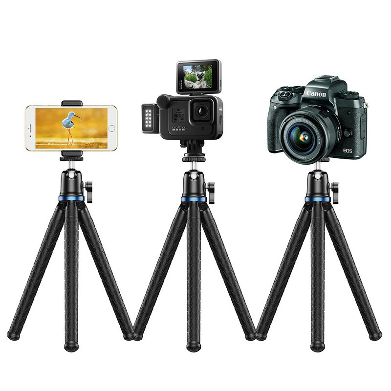 Electronics Apexel Mobile Phone Selfie Live Broadcast Slr Sports Camera Universal Portable Octopus Telephoto Dedicated Tripod Bracket_voghion.com