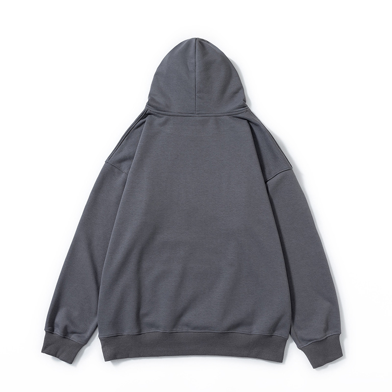 Felpa con cappuccio da uomo e da donna primavera e autunno Felpa con cappuccio da coppia coreana Felpa con cappuccio allentata stile spalla in spugna coreana_voghion.com
