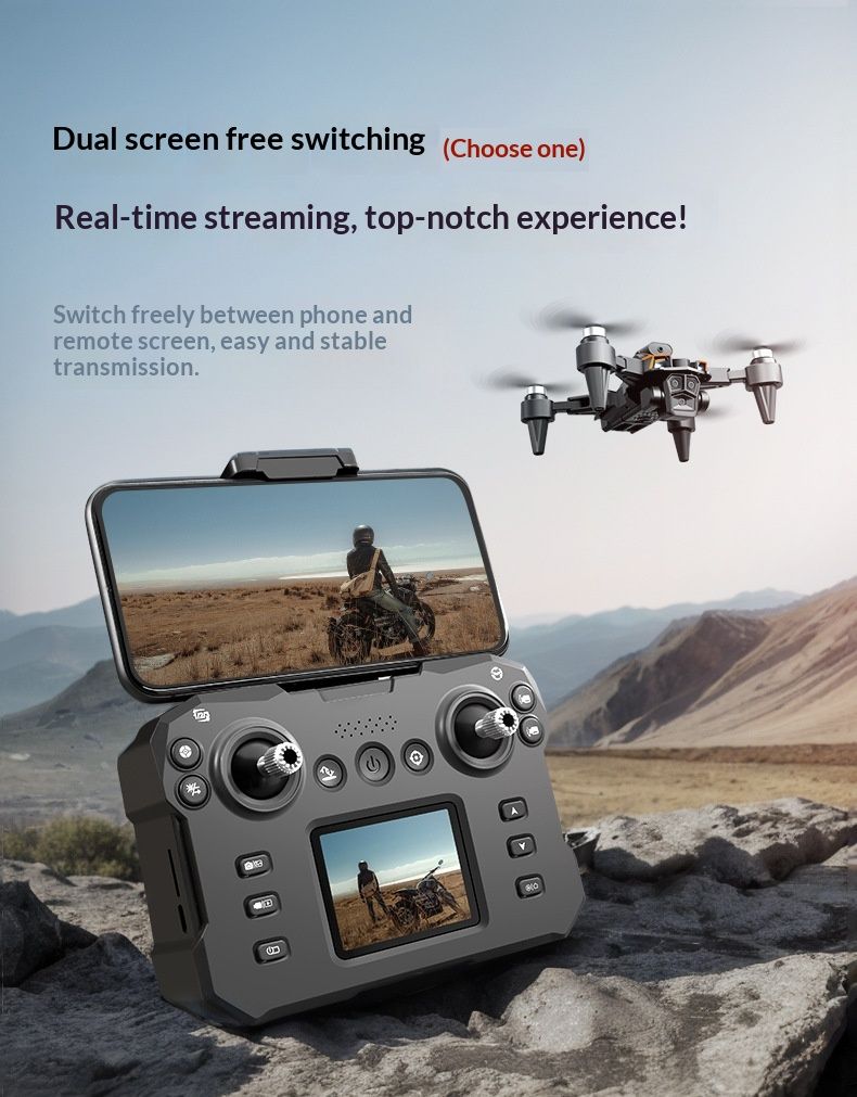 Hold Cross-Border New Product K12Max Brushless Quadcopter Screen-Control Remote Control Aircraft HD Real-Time Aerial_voghion.com