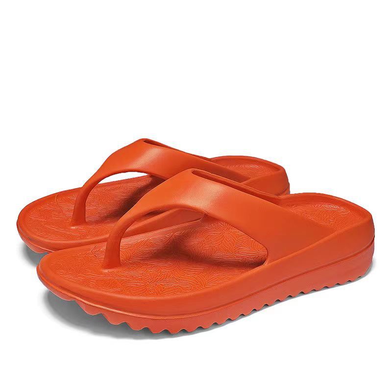 2025 Spring/Summer New Fashion Slope Heel Herringbone Wearing Beach Slippers Outside Female_voghion.com