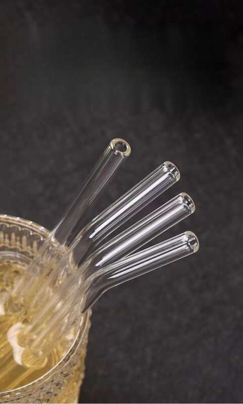 【 10000 People's Collection 】 High Borosilicate Glass Extended Bent Shape, Internet Famous Food Grade Drinking Water,_voghion.com