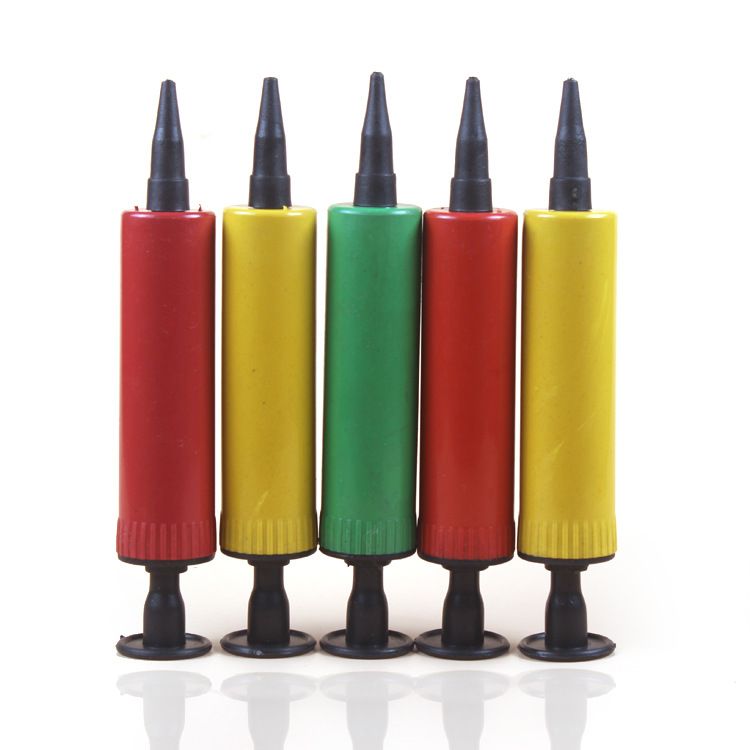 Magic Balloon Hand Pump – Compact 18cm Plastic Air Inflator With Needle Nozzle For Twisting (Multi-Color Random) Holiday/Party/Street Use_voghion.com