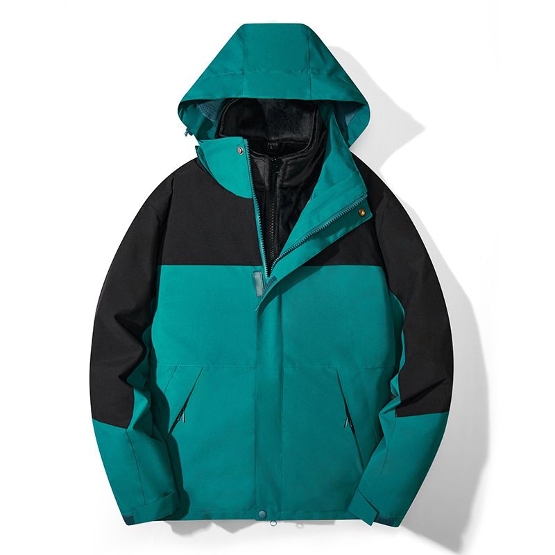 New Three-in-One Jacket For Men Women, Windproof Waterproof, Casual Two-Piece Set, Detachable Outdoor Skiing And_voghion.com