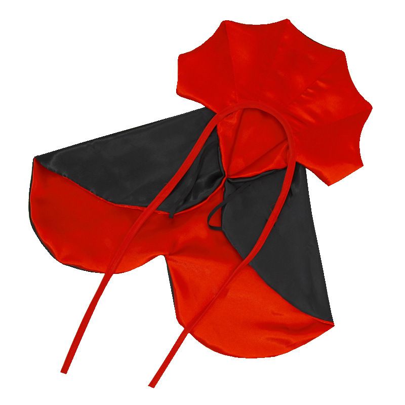 Cat Transformation Pet Vampire Cloak Halloween Costume Cape Shawl_voghion.com