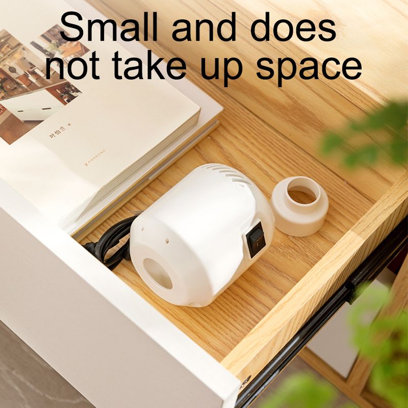 55W kraftfull vakuumpump för kläder, lämplig för förvaringspåsar i hemmet, förvaringspåsar för resor, elektrisk förslutning, sparar utrymme_voghion.com