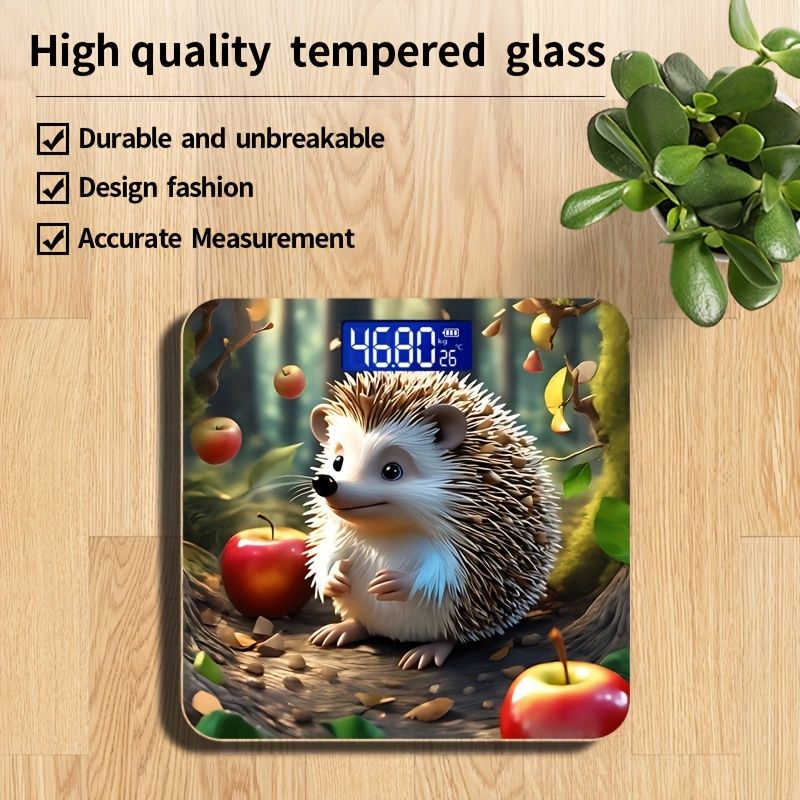 Bilancia digitale intelligente da bagno con display LCD retroilluminato e 4 sensori ad alta precisione per un rilevamento accurato del peso - Home_voghion.com