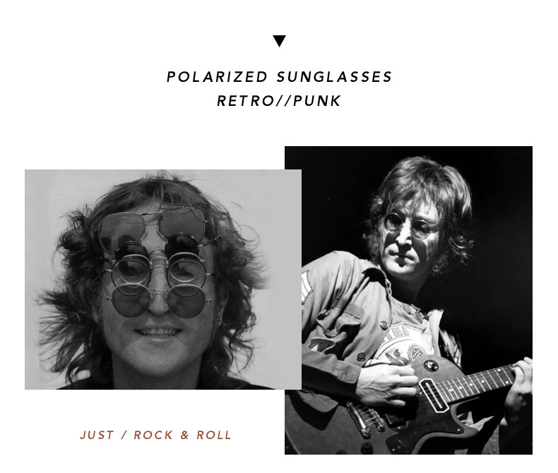 Varumärke Designer Vintage Runda polariserade solglasögon Man Retro Liten ram Solglasögon Manligt Mode Körskydd Gafas De_voghion.com