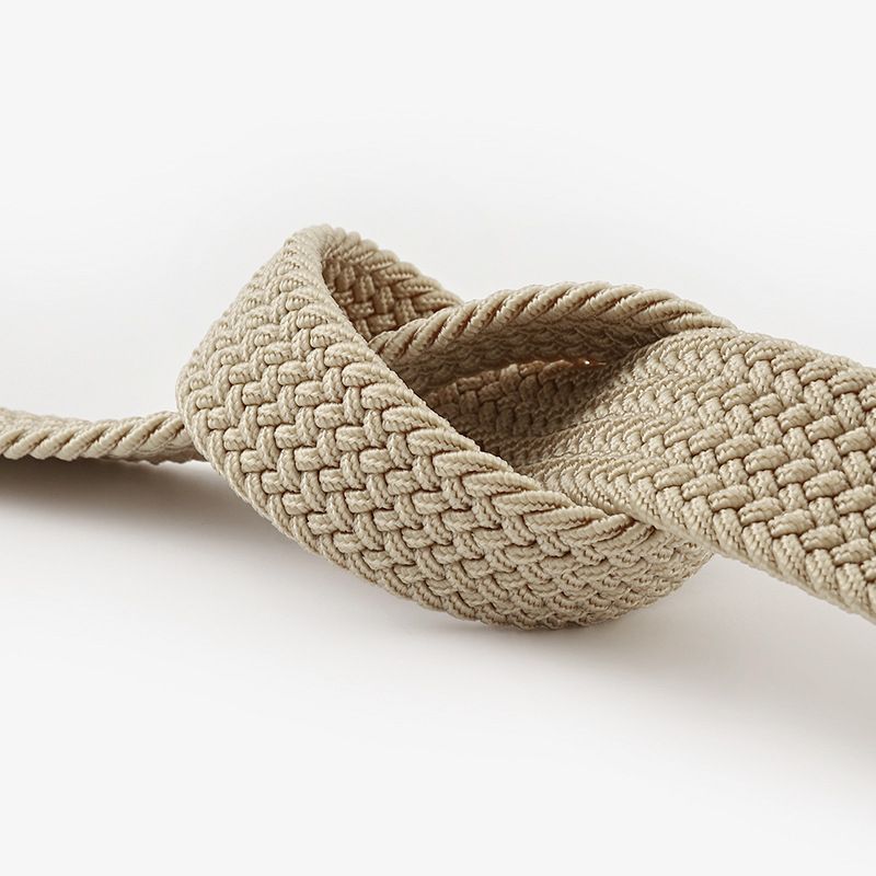2024 New Men's and Gun Buckle Woven Canvas Elastic Casual Pants Belt Women's_voghion.com