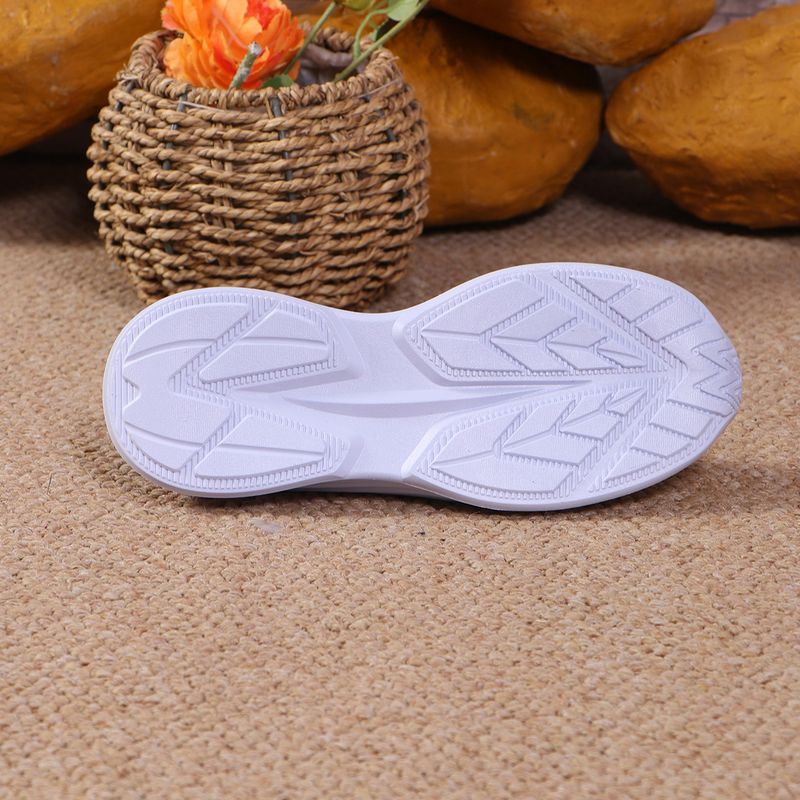 Kadınlar İçin Nefes Alabilen Örgü Fileli Slip-On Loafer'lar Kalın Platform Tabanlı - Geniş Ayaklar İçin Rahat Günlük Ayakkabılar (Beyaz/Siyah, 36-43 Numaralar)_voghion.com