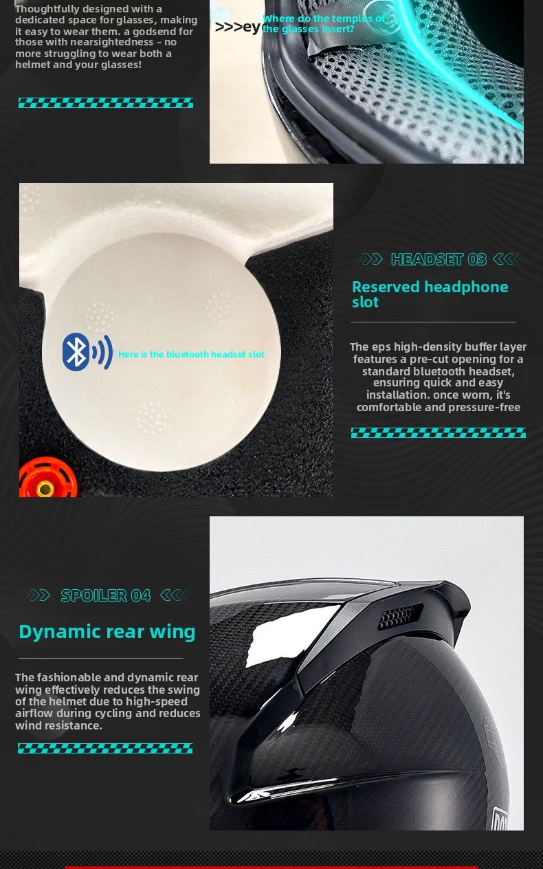 Qike Carbon Fiber Motorcycle Helmet, Stylish Lightweight Full-Face For All Seasons, Ultra-Light Men's Full Helmet_voghion.com