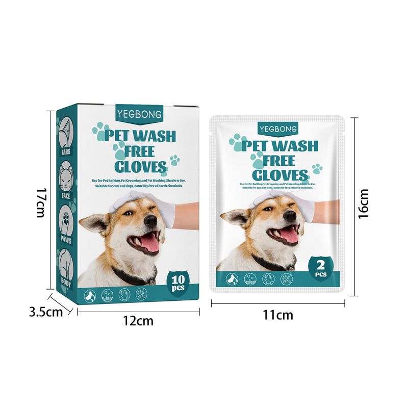Gants jetables pour animaux de compagnie, nettoyage de spa pour chiens et chats, décontamination, bain, nettoyage à sec, gants pour éliminer les odeurs_voghion.com