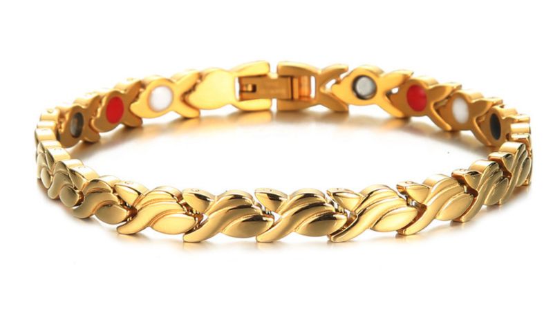 Unisex Kleines Fischförmiges Legierungsschmuck Magnetarmband Fußkettchen_voghion.com