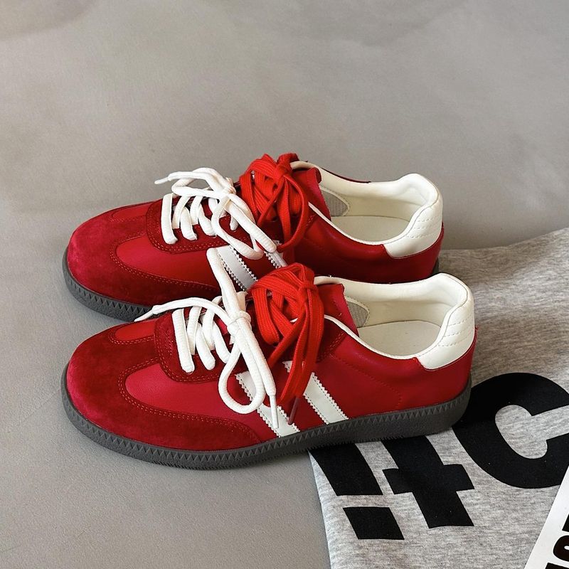 Lässige Plus Size Damen 2025 Frühling und Sommer Neue amerikanische Studenten-Sneaker_voghion.com