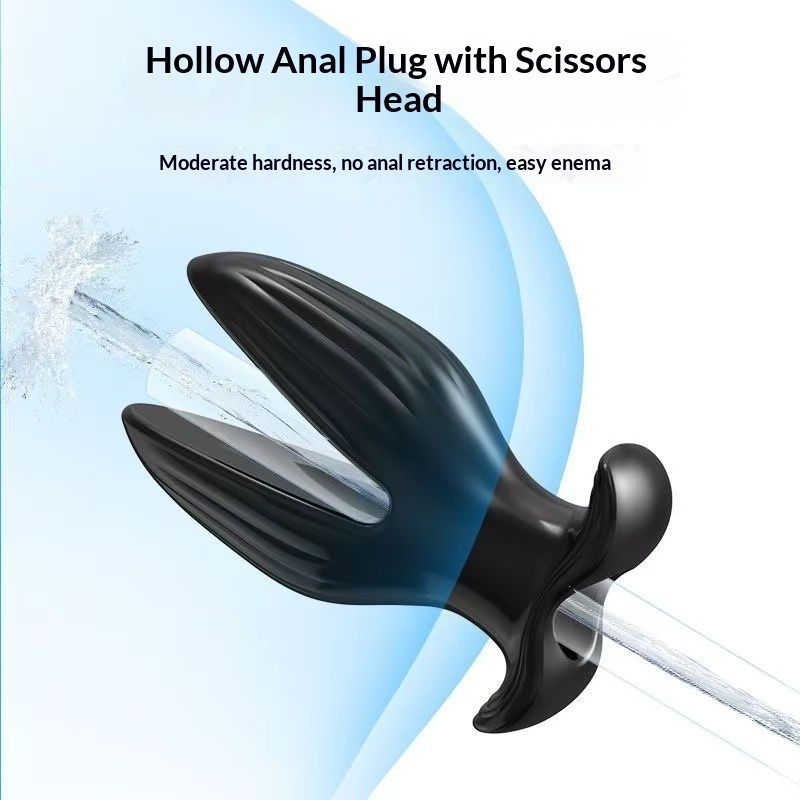 luckyqqyp Espansione per plug unisex, per pulizia anale e lombare, clistere, design SM cavo_voghion.com