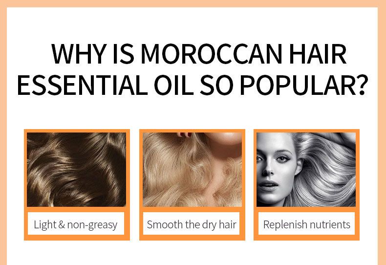 Peelings & Körperbehandlungen Marokkanische Haarpflege Ätherisches Öl Englische Verpackung Macht trockenes Haar weich_voghion.com