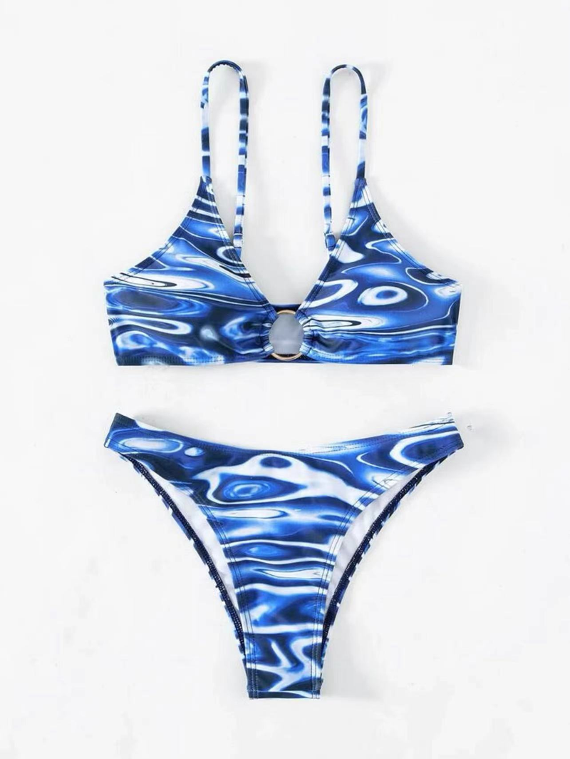 Maillot de bain sexy trois pièces cerceau maillot de bain bikini pour femme_voghion.com