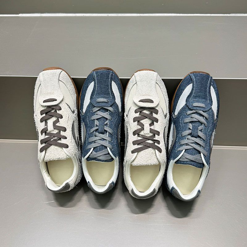 Vera pelle Forrest Gump per donna, 2024 autunno nuovo casual piatto sportivo altezza crescente scarpe da allenamento tedesche,_voghion.com