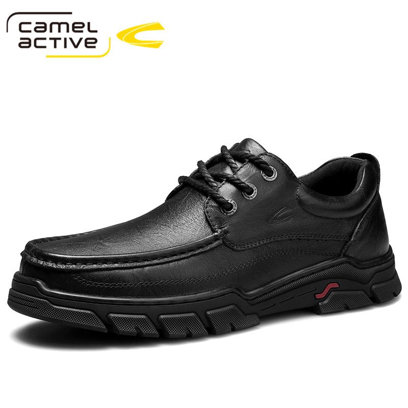 German Camel Dynamic Autumn Soft Sole Große Herren Trendy Round Toe Business Casual Lederschuhe Herren_voghion.com