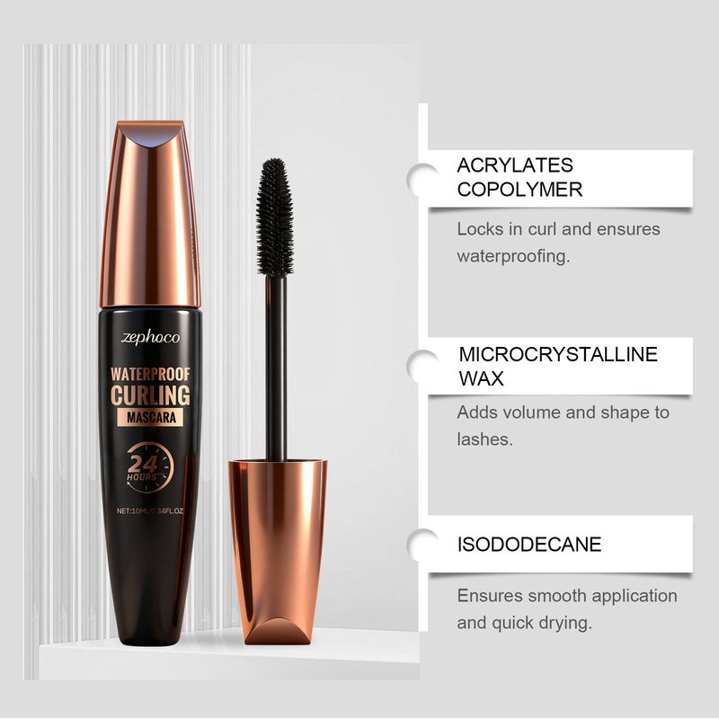 ZEPHOCO Tägliche Pflege Schöne Wimpern Natürlich Glattes Curling Styling Auftragen Mascara_voghion.com