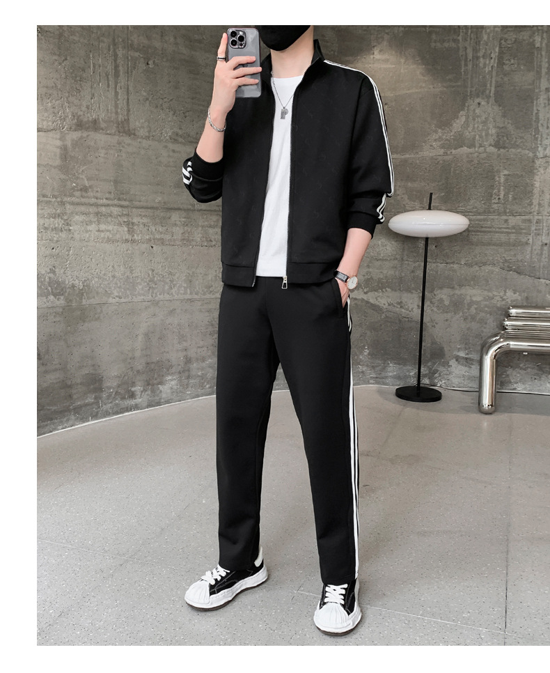 Herren-Kapuzenpullover und Hose für Herbst 2023, neues, modisches, bedrucktes, trendiges Marken-großes, lässiges, zweiteiliges Sport-Set_voghion.com