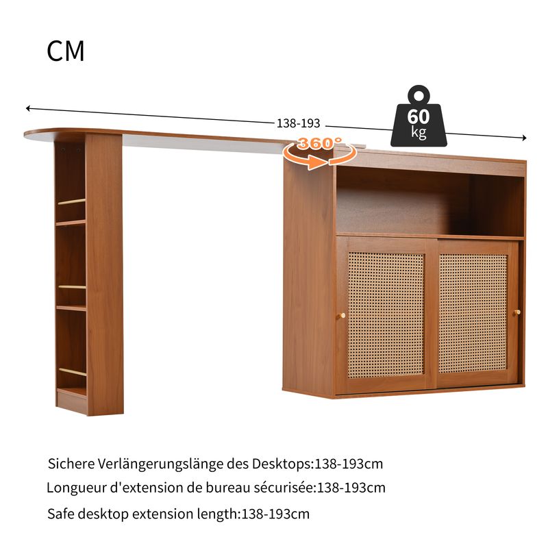 Barre aperte con fronte in rattan 138-193x104cm_voghion.com
