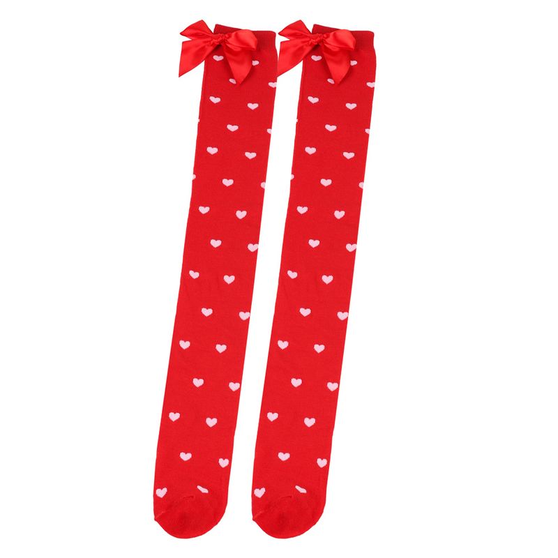 Le calze Red Lips Love per San Valentino saranno calze sopra il ginocchio e graziose calze con fiocco_voghion.com