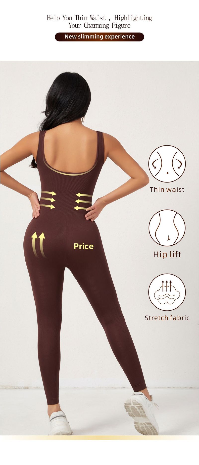 Shaping Postpartum Waist Trainer Body Shaper Butt Lifter Chest Support Push Up Long Pants Tight Bodysuit_voghion.com