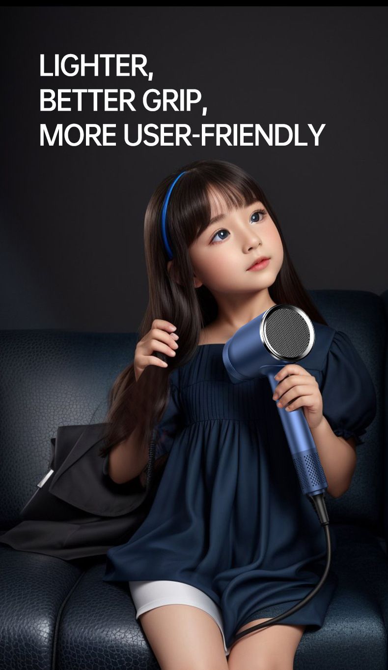 Intelligent display high-speed electric hair dryer high-power negative ion hair conditioner_voghion.com
