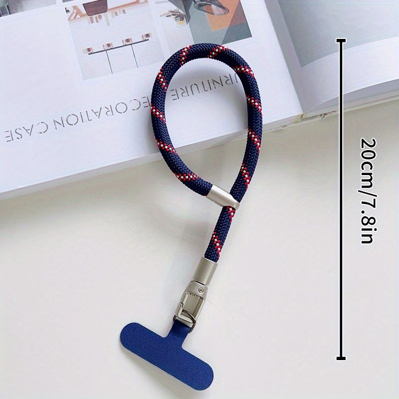 Hochwertiges, verstellbares Handy-Lanyard, kurzes Armband, Outdoor-Reisen, Shopping-Party, vielseitiges, tragbares Seil, starker Fallschutz_voghion.com