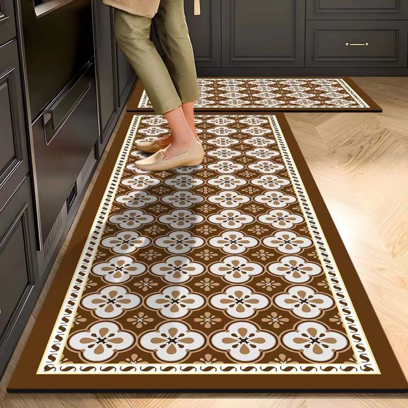Extra Long Diatomite Kitchen Mat – Super Absorbent & Oil-Resistant Non-Slip Floor Mat For Kitchen, Entryway, Bathroom – Wash-Free & Dirt-Proof_voghion.com