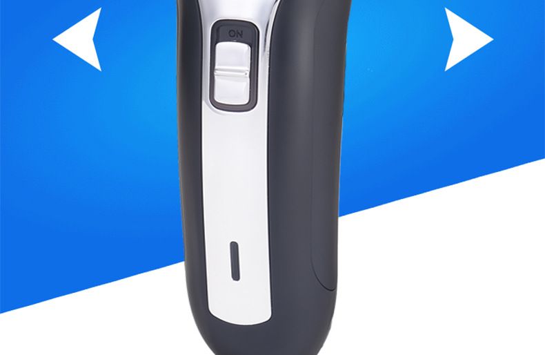 Rasoio elettrico a doppia alimentazione - Rifinitore Wet/Dry a 2 lame con corpo ecologico in ABS, design completamente lavabile_voghion.com