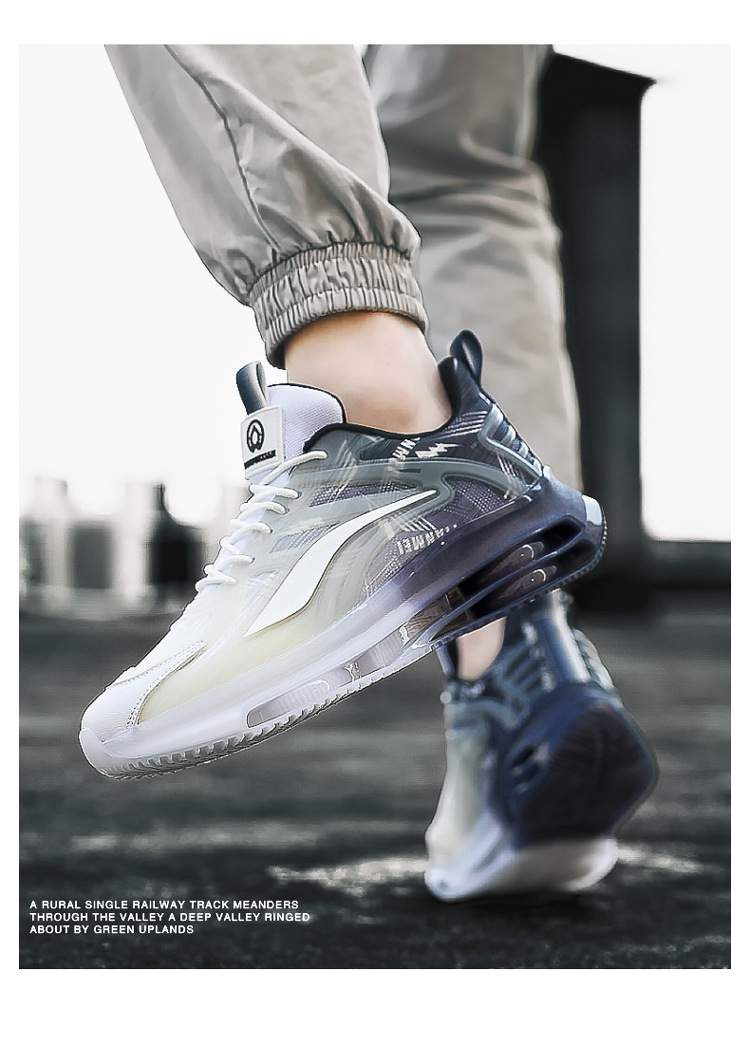 Men's Shoes Summer 2024 New Versatile Casual Sports Shoes Air Cushioned Running Mesh Sneakers Breathable and Odor Resistant Dad Casual shoes_voghion.com