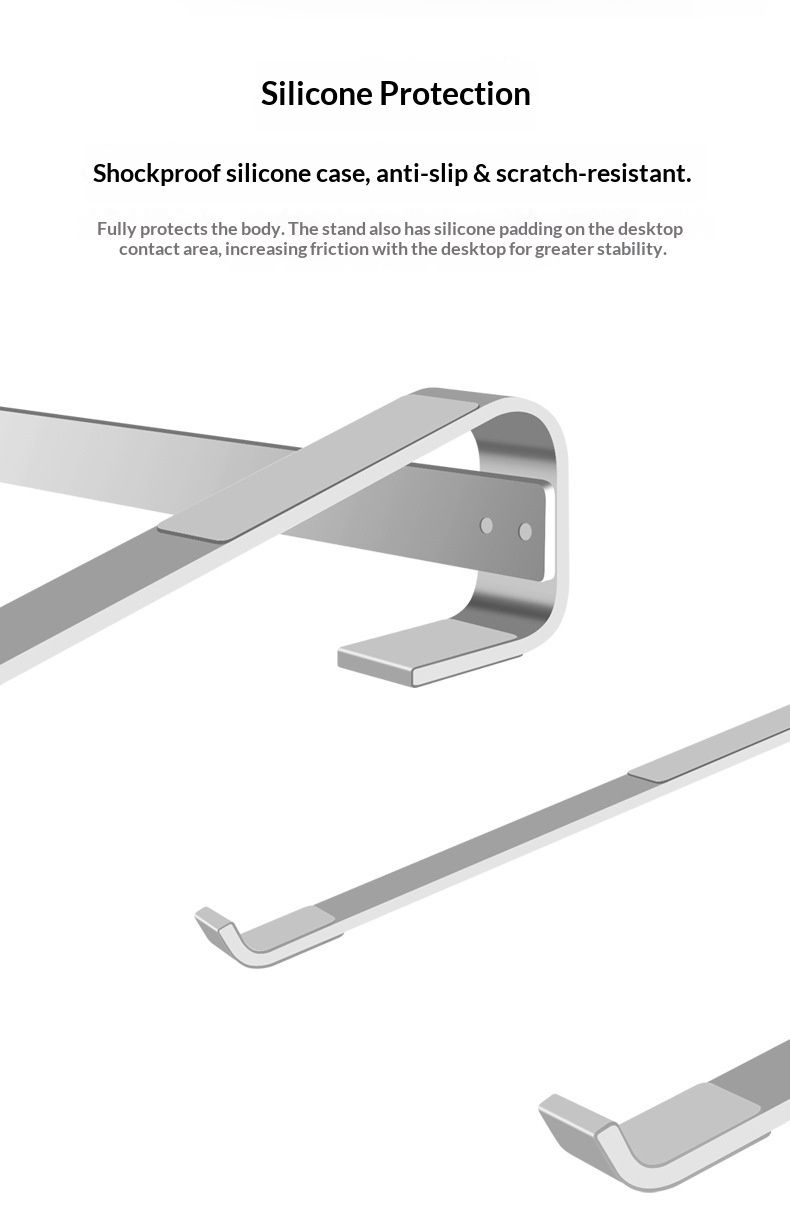 NeoGear NeoGear Metron Supporto portatile per laptop con raffreddamento da tavolo in lega di alluminio_voghion.com