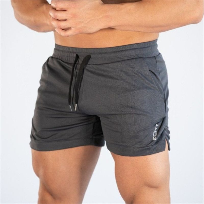 Muskuläre neue Sport-Shorts für Herren, Outdoor-Laufen, Fitness, schnelltrocknend, Strand, Dreipunkthose_voghion.com