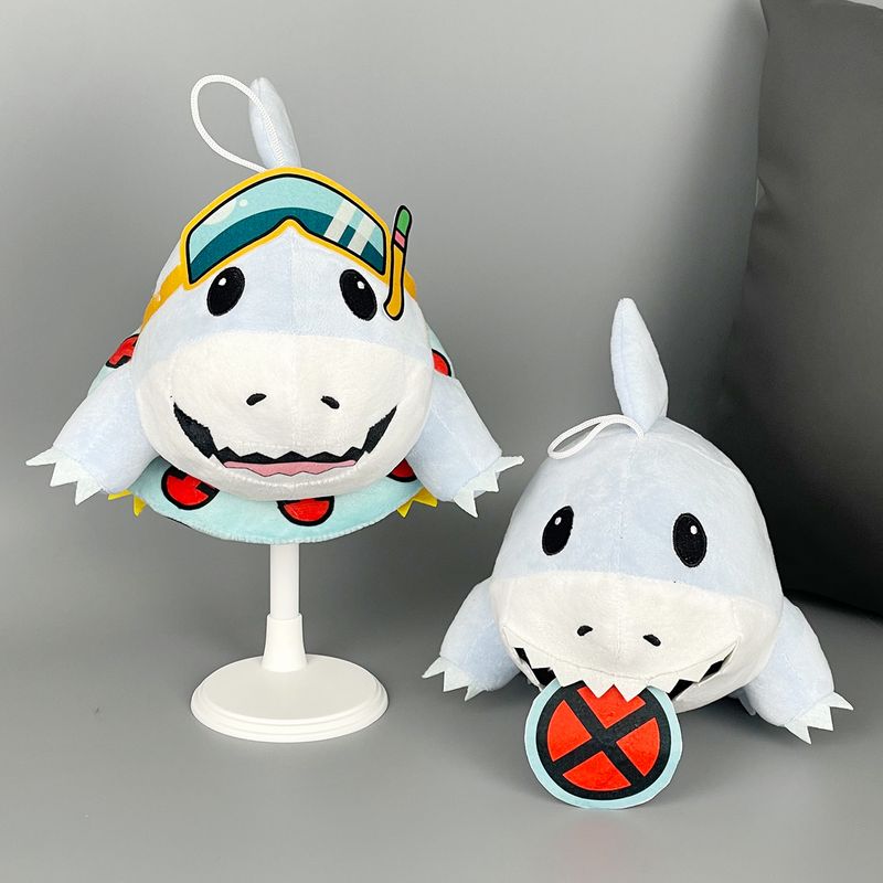 Land Shark Plush Toy - Soft & Cuddly Stuffed Animal Shark Doll For Kids & Collectors, Machine-Claw Friendly Design_voghion.com